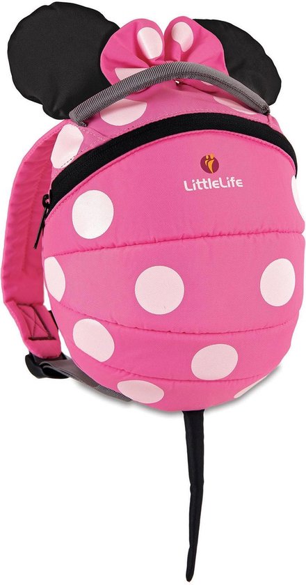 LittleLife Disney Rugzak met Looplijn - Roze Minnie | bol.com