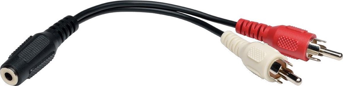Tripp Lite P316-06N tussenstuk voor kabels 2 x RCA 3.5mm Zwart