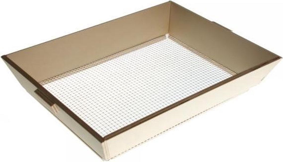 filter Onbekwaamheid tussen Houten zeef 39 x 28 x 7 cm - set van 3 stuks | bol.com