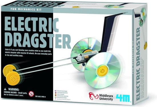 4M Fun Mechanics Kit - Elektrische Dragster