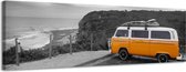 VW Camper - Canvas Schilderij Panorama 118 x 36 cm