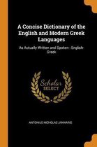 A Concise Dictionary of the English and Modern Greek Languages