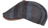 Hatland Sion Flat Cap Wol Antraciet -S