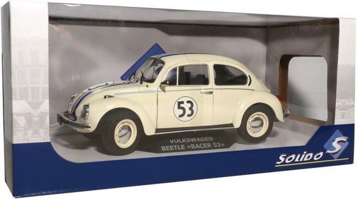 kralen Vooroordeel Heel Volkswagen Beetle Racer 53 Herbie - 1:18 - Solido | bol.com