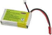 Jamara Sparepart Accu 7.4V 800 mAh voor Jamara Invader, Observer, Fin, Acros & Sole V2