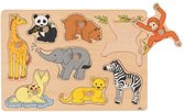 Goki Wild baby animals, lift-out puzzle