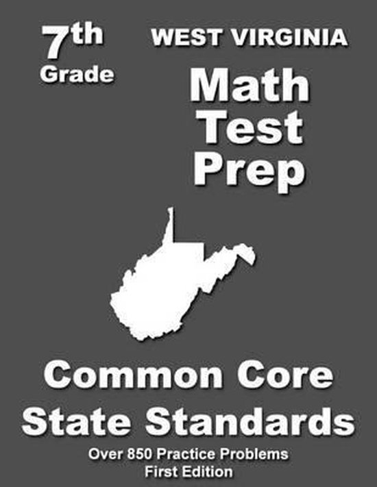 West Virginia 7th Grade Math Test Prep - cover