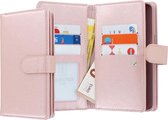 Samsung Galaxy J6 Plus 2018 Bookcase hoesje - CaseBoutique - Effen Rose goud - Kunstleer - Maarliefst 11 vakjes voor pasjes!