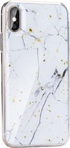 Forcell MARBLE Case Huawei Y7 2019 - white marble