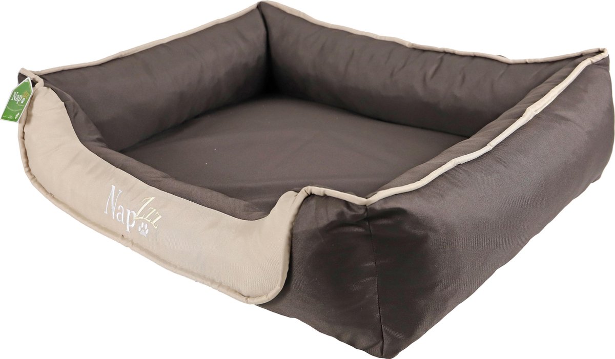 NapZZZ hondenmand waterproof Divan Bruin/Beige 70 x 50 cm