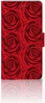 Geschikt voor Samsung Galaxy J7 2016 Bookcase hoesje Red Roses