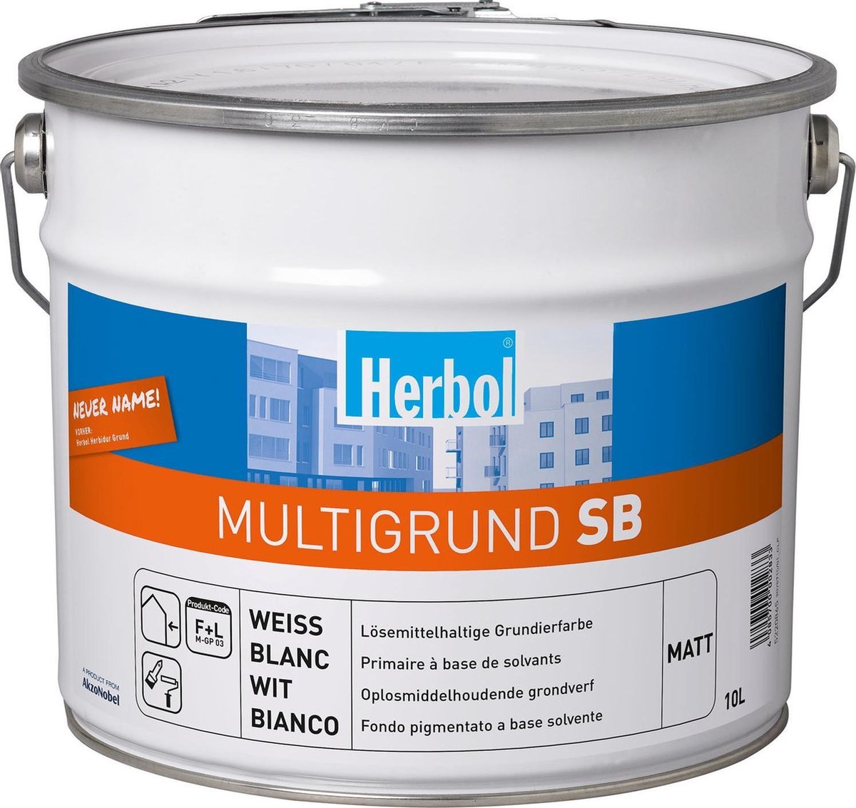 HERBOL MULTIGRUND SB WEISS/ WHITE/ WIT - 10L