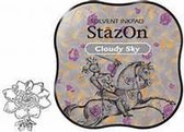 SZ-MID-34 Stazon sneldrogend stempelkussen midi Cloudy Sky