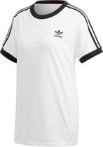 adidas Shirt - Maat M  - Vrouwen - wit/zwart