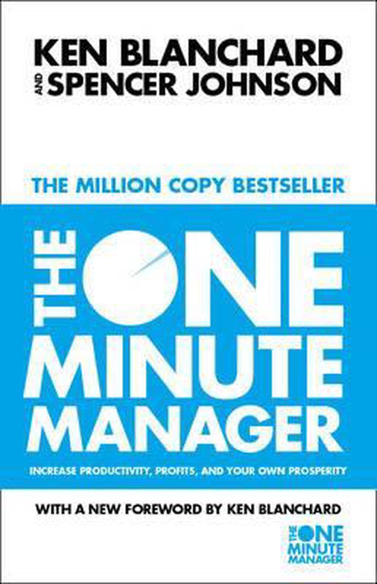 the one minute manager by kenneth h blanchard