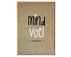 Mindfulness kaartjes - Mindfulness kaarten - Mindvoel remindertjes - 40 kaartjes - Mindfulness - Bewustwording - Spiritualiteit -