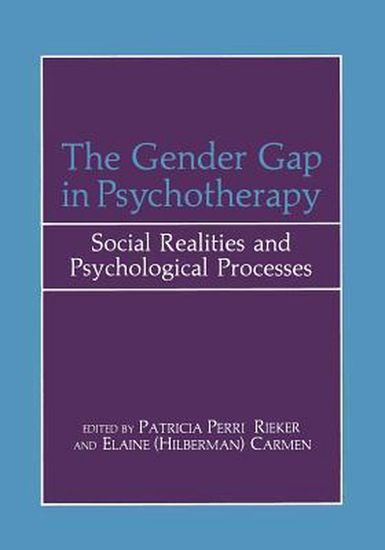 The Gender Gap in Psychotherapy - cover