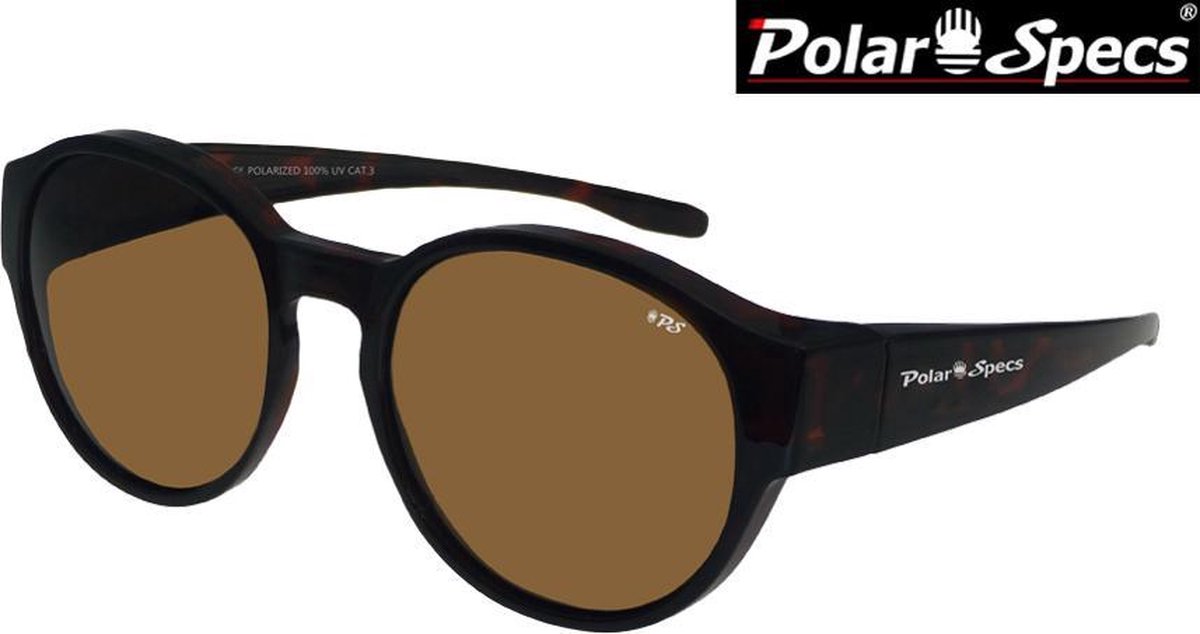 Polar Specs® Overzet Zonnebril PS5008 – Tortoise Brown – Polarized Brown –  Small – Unisex | bol.com