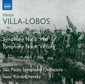 São Paulo Symphony Orchestra, Isaac Karabtchevsk - Villa-Lobos: Symphony Nos.3 & 4 (CD)
