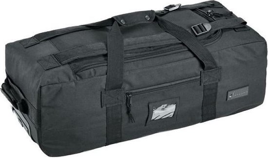 zadel roestvrij nikkel Trolley Travel bag - 70L - reistas/backpack - black | bol.com