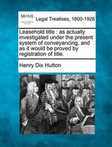 Leasehold Title
