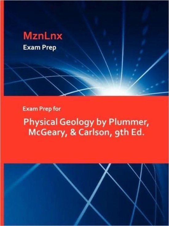Physical Geology by Plummer, McGeary, & Carlson, 9th Ed. - cover