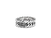 SILK Jewellery - Zilveren Ring - Linked - 145.22 - Maat 22,0