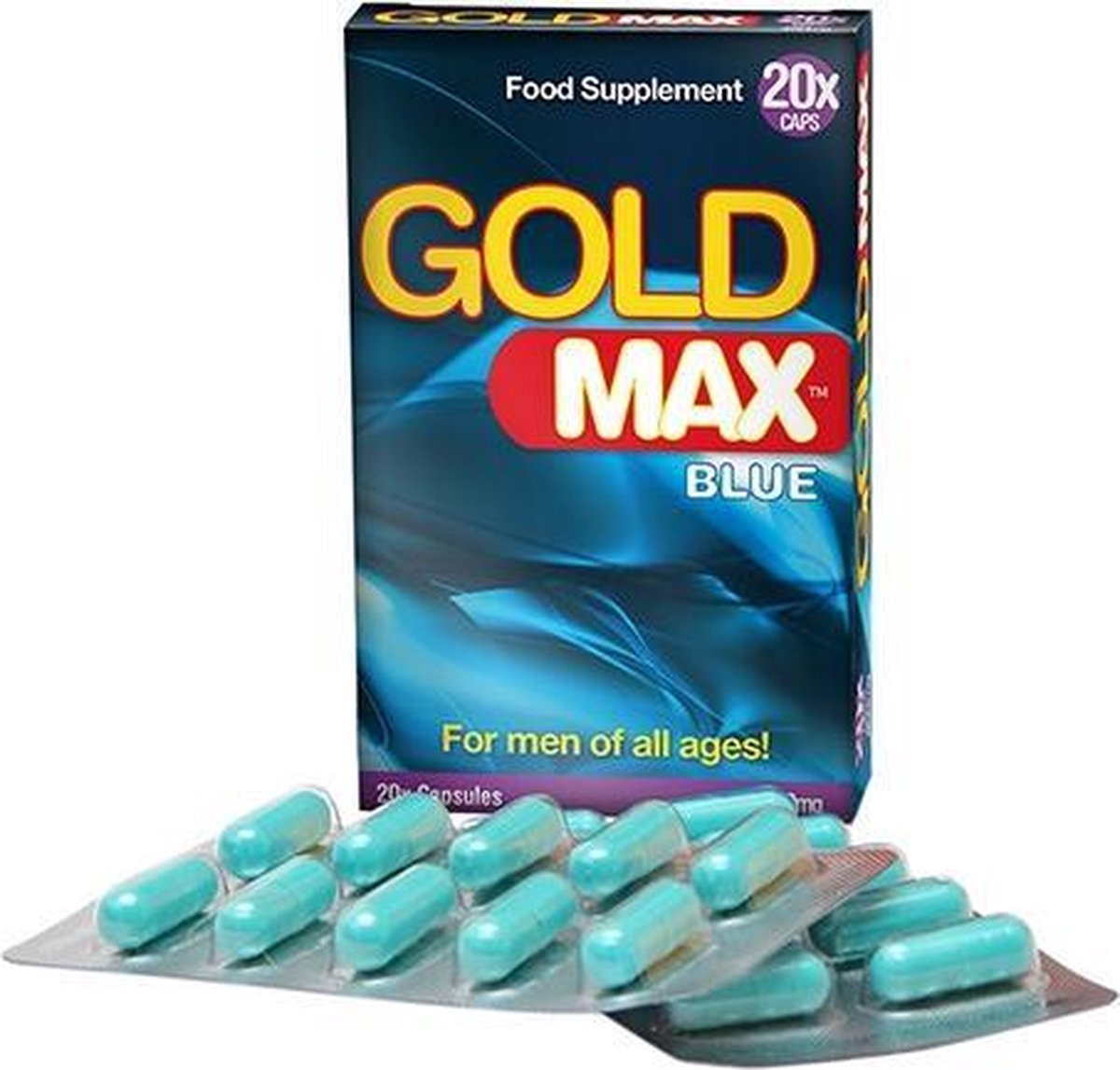 Gold Max 20 Capsules Libidopillen voor Mannen - Voordeelverpakking - Gold Max ™