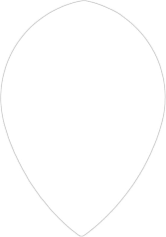 Poly Pear White - Dart Flights van Harrows — afbeelding 2