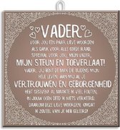 Paperdreams Slogan tegel - vader