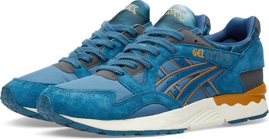 ASICS GEL-LYTE V H602N 4545 - schoenen-sneakers - Unisex - blauw - maat 39  | bol.com