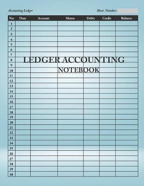 Ledger Accounting Notebook, Susan F Gray 9781725930438 Boeken