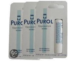 Purol Stick - Lippenbalsem - 3 stuks - Voordeelverpakking