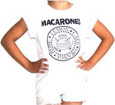 Addmyberry - T-shirt - Wit - Macarones - Medium