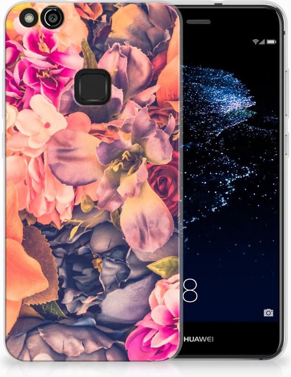 TPU Hoesje voor Huawei P10 Lite TPU Case Bosje Bloemen