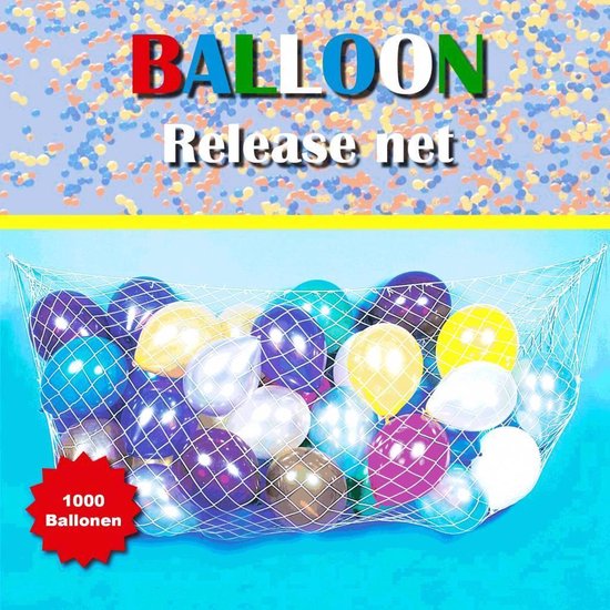 pk Vernederen Middellandse Zee Ballonnen Oplaatnet voor 1000 ballonnen | bol.com