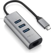 Minix Neo C-UE Laptopdockingstation USB-C stekker USB 3.2 Gen 1 bus A (USB 3.0), RJ45-bus Incl. laadfunctie