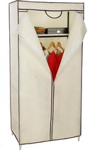Smalle Opvouwbare Garderobekast - Camping Kleding Legplank Kast Stof Stoffen Hangkast Legkast