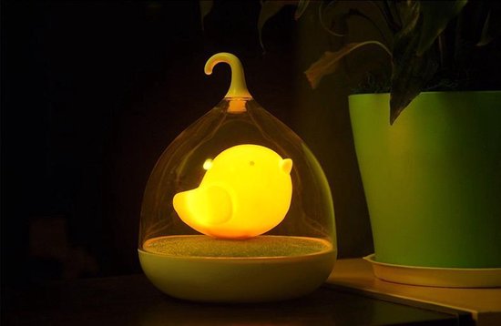 picknick schetsen monteren Leuk nachtlampje voor kinderen - vogel - 3 standen - oranje - per stuk |  bol.com