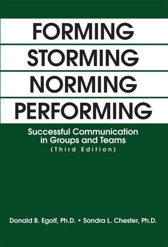 Forming Storming Norming Performing - cover
