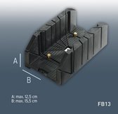 Accessoires Orac Decor FB13 Boîte à onglet avec des nombreux angles Taille max.: H 12,5 cm x L 15,5 cm PVC dur solide