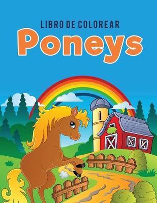 Libro de Colorear Poneys - cover