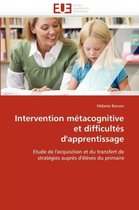 Intervention métacognitive et difficultés d'apprentissage