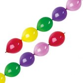 10 Multi collour doorknoopballonnen