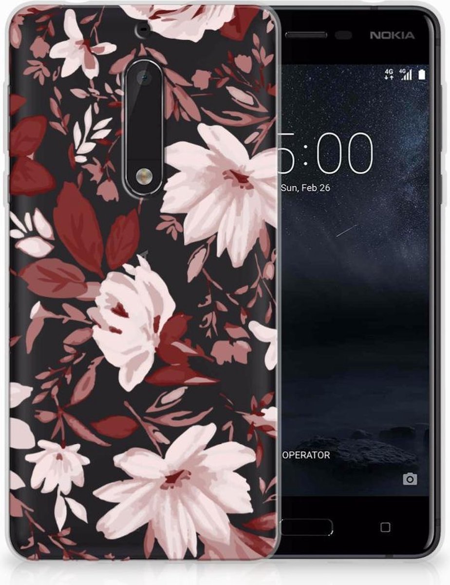 Hoesje maken Nokia 5 Watercolor Flowers