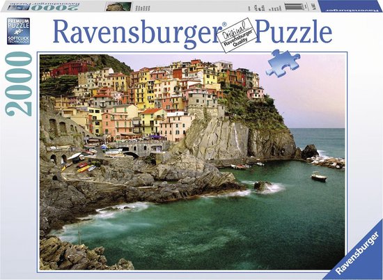 Ravensburger puzzel Cinque Terre - Legpuzzel - 2000 stukjes | bol.com