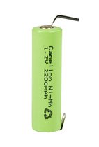 prioriteit gebroken hooi Camelion NiMH oplaadbare batterij Mignon (AA) met 2200mAh en U-soldeer tag  in plastic... | bol.com