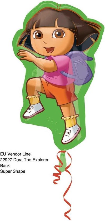Dora the Explorer op Avontuur Folieballon