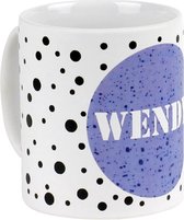 Leuk kado met naam beker - porselein
