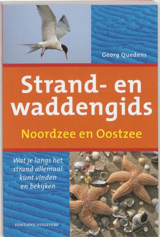Cover van het boek 'Strand- en waddengids' van G. Quedens